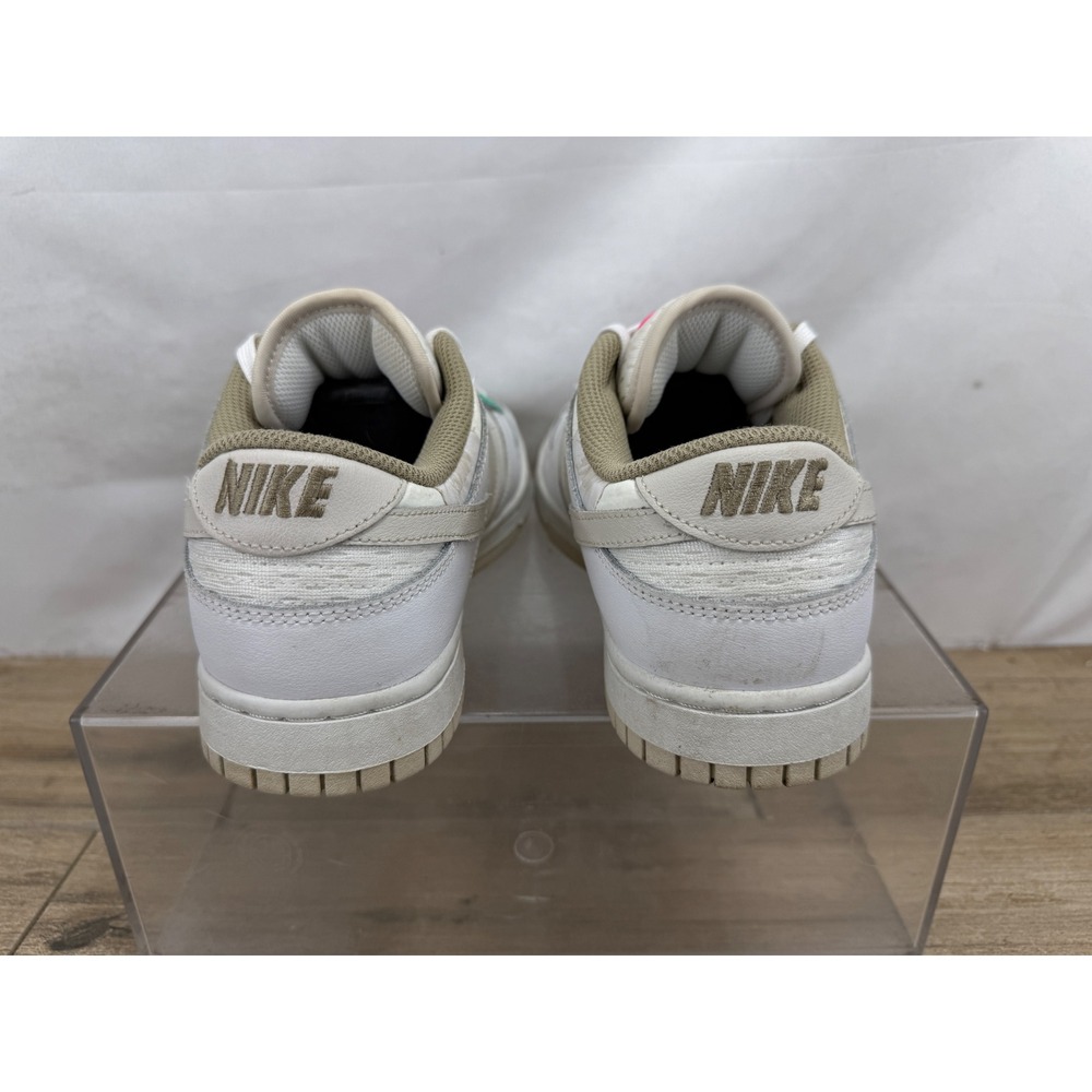 Nike Dunk Low SE 82 Double Swoosh White Sail Pink Teal DX6060-101 Womens 8.5 - Picture 4 of 8